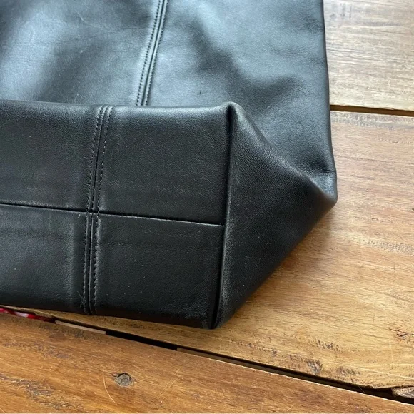 Vintage Coach Black Leather 4065 Light Tote Bag *Project* - Picture 8 of 13